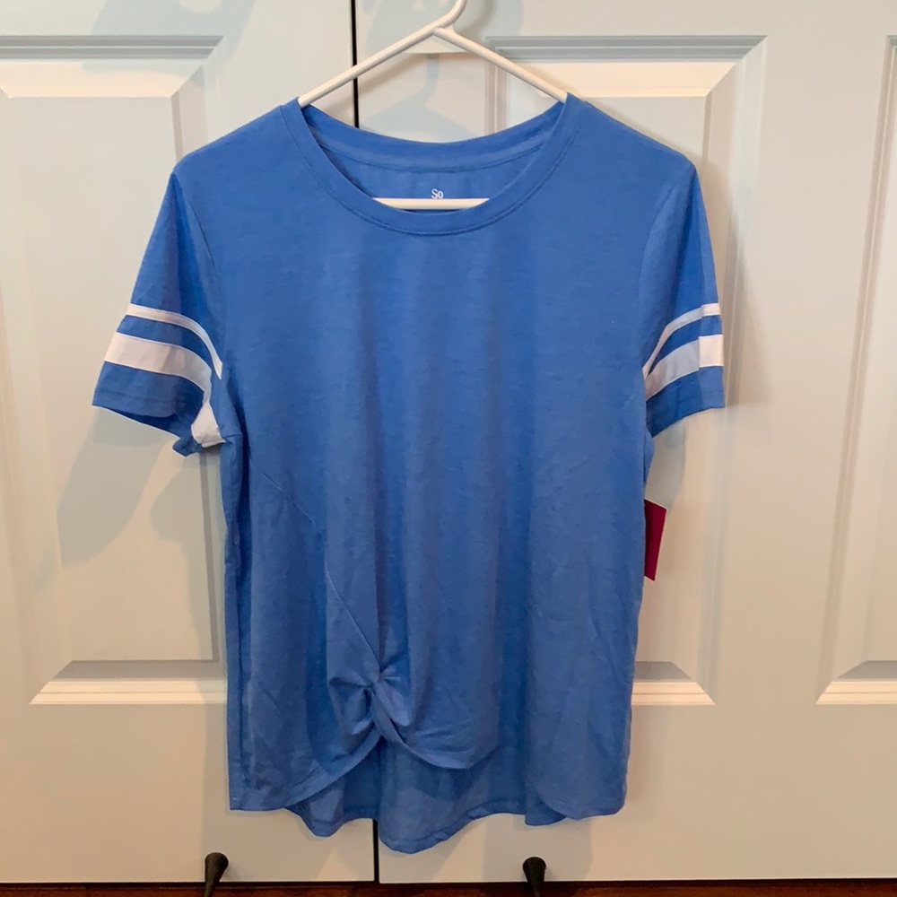 SO twist front tee
